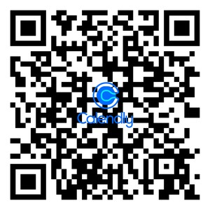 QR code to book a call on Calendly